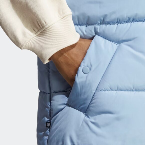 Adidas Blue Abstract Animal Print Reversible Vest - Picture 6 of 8